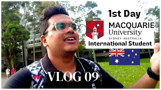 1st day at Macquarie university / International Student / Sydney Australia