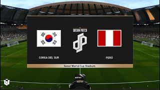 Corea del Sur vs Peru - Amistoso Internacional  | Gameplay Pes 2021