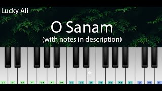 O Sanam (Lucky Ali) | Easy Piano Tutorial with Notes | Perfect Piano