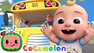 Wheels on the Bus - School | CoComelon | Sing Along | Nursery Rhymes and Songs for Kids