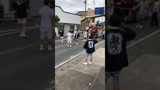 20190713-01勝山の祭り龍島天王丸曳き廻し国道127号線