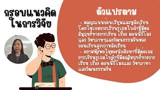 นำเสนอผลงานวิจัยครั้งที่ 16 คุณครูกาญจนี  ยอดลิลา วอศ.พณิชยการเชียงราย ปีการศึกษา 2565