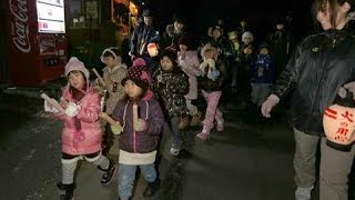 師走の釧路 火の用心！ 少年消防クラブが夜回り