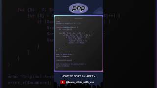 PHP Array Sorting: Implementing Bubble Sort Algorithm for Beginners