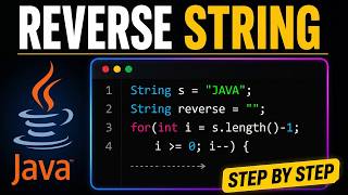 How To Reverse A String in Java | Interview Question