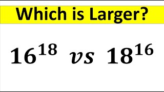 Which is Larger? A Nice Exponent Math Simplification | Math Olympiad |How to Solve @themathscholar23
