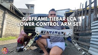 Pinoy Rob | Good Morning CDO | DIY Installation for Subframe Tie Bar LCA Lower Control Arm Set