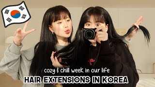 Cozy & Chill Week In My Life: Hair Extensions in Korea, Sister’s Surgery, Cooking & More | Q2HAN