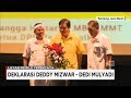 Deklarasi Deddy Mizwar - Dedi Mulyadi & Ridwan Kamil - UU Ruzhanul Ulum