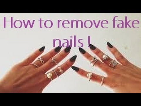 3 Ways To Remove Acrylic Nails Wikihow How To Remove Fake Nails