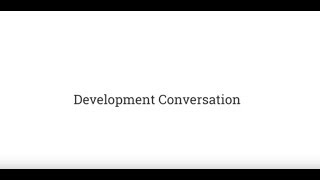 Development Conversation