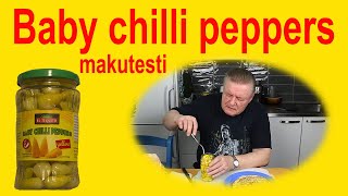 Makutestissä Baby chilli Peppers