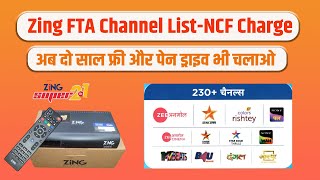 Zing Super FTA Box Channel List NCF Charge Add on Price