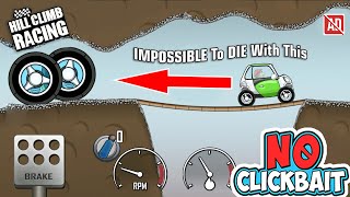 Hill Climb Racing E- Car HACKED | Large Wheels | No Click Bait !