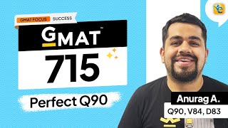 GMAT 715 | 99%ile powered by a perfect Q90