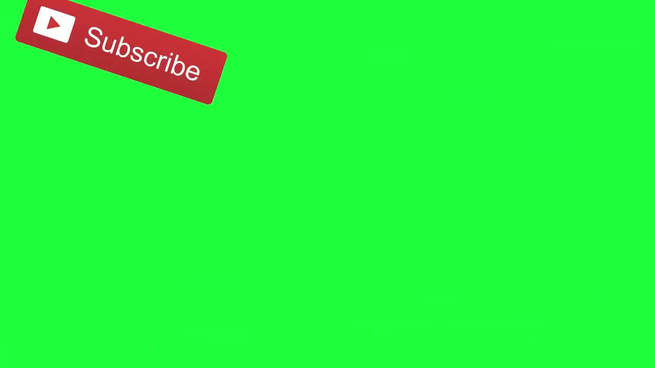 Animated Youtube Subscribe Button Green Screen Pack Free Download Digposa