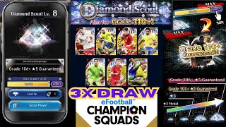 eFCS Diamond Scout Draw June 2023  | 3X Draw Lv.8 \u0026 Lv.2 | 230625