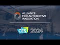 Alliance for Automotive Innovation | CES 2024 Preview