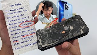 i Restore Destroyed iPhone XR And Turn it into an iPhone 13 Pro for my big fan