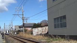 「初の津島、尾西線乗り入れをした2000系」2000系2009F　名鉄尾西線　森上駅　発車