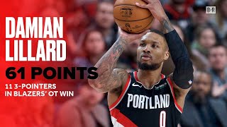 Dame Sets New Career High With 61 Points, Hits 11 Threes vs. Warriors