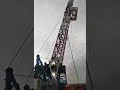 drilling rig disaster while raising mast mast broken