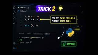3 Python Tricks That Feel Illegal 😳🔥 #shorts