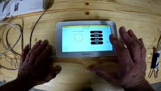 Resideo Honeywell 6290w Touchscreen Keypad Vista Alarm System Lesson 1 User Tutorial Home Page