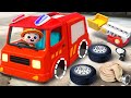 Let's Assemble Street Vehicles | Puzzle Song | Nursery Rhymes & Kids Songs | BabyBus