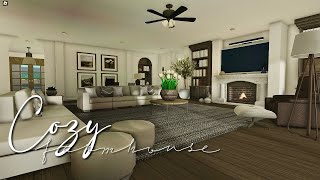 Bloxburg: Cozy Modernized Farmhouse | No Large Plot | No Transform Plus | Realistic House Build