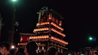 令和4年10月16日 西条祭り 御旅所 魚屋町楽車