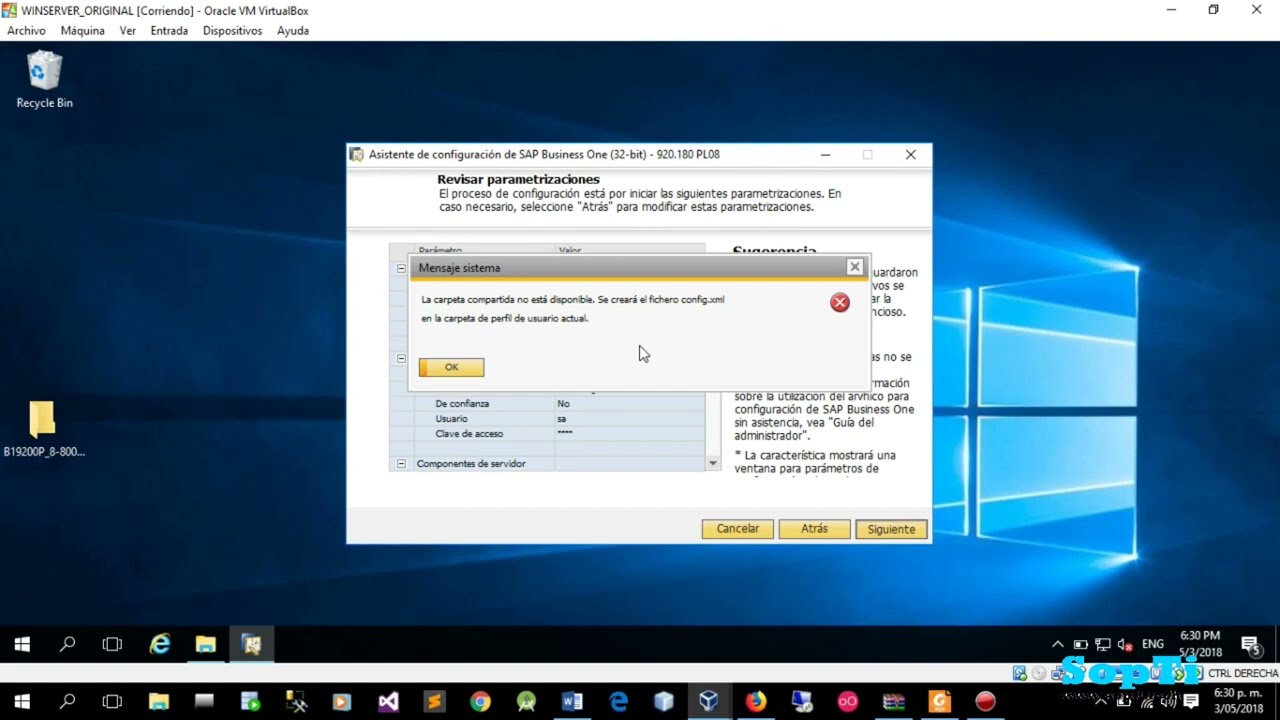 1.2 SAP BUSINESS ONE INSTALACION DE SAP - YouTube