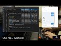 ASMR Programming - Chat App with TypeScript and WebSocket - No Talking
