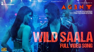 Wild Saala Full Video Song [4K] | Agent | Akhil Akkineni | Urvashi Rautela | Bheems Ceciroleo