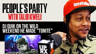 DJ Quik Recounts The Wild Weekend He Made "Tonite" & Trades Hangover Cures | People's Party Clip