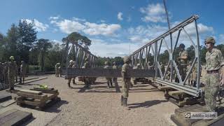 Logistical Support Bridge Build - Time Lapse