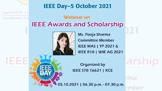 Webinar on IEEE Awards & Scholarships