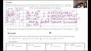 HW Sec. 2.4B – Completing the Square to Solve Equations