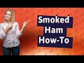 Can you smoke a precooked ham on a pellet smoker?