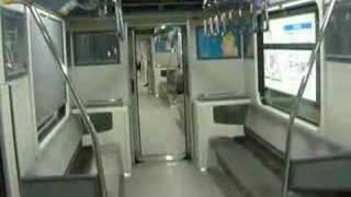 広島の新交通アストラムライン　Astram line inside of the train