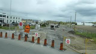 OC Transpo Stage 2 LRT Detours: Dairy Drive Detour, for the Trim Road Realignment (Apr 2021)