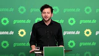 Pressekonferenz mit Felix Banaszak am 02.12.2024