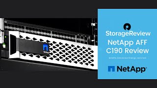 NetApp AFF C190 Review (Editor's Choice Award Winner!)