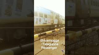 Shivamogga - Talaguppa passenger hauling near Gademane