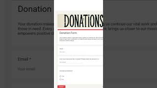 Making an Online Donation and Fundraising Form #donations #form #fundraiser #fundraising