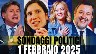 SONDAGGI POLITICI: CHI SALE E CHI SCENDE TRA I PARTITI E IL VERDETTO DEGLI ITALIANI SUL CASO ALMASRI