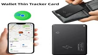 New Wireless Charging Tracking Location Wallet Tracker Card Waterproof GPS Locator Work with Ap