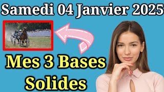 Samedi 04/01 Pronostics Quinté + PMU: Découvrez mes Bases Incontournables + Chevaux de Complément|