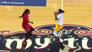 WNBA Teams Hold Dance-Off During Delayed Game!