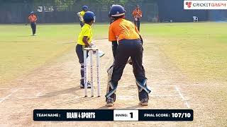 U12 Junior T20 Cricket Match in Santacruz, Mumbai | Brain 4 sports vs PWTSA | Cricket Highlights